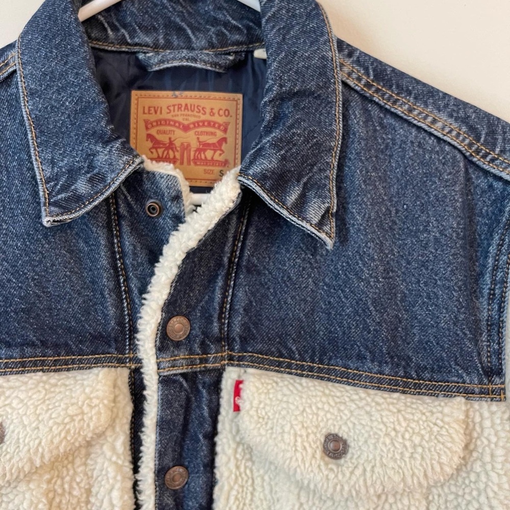 Levi’s Fuzzy Jean Jacket